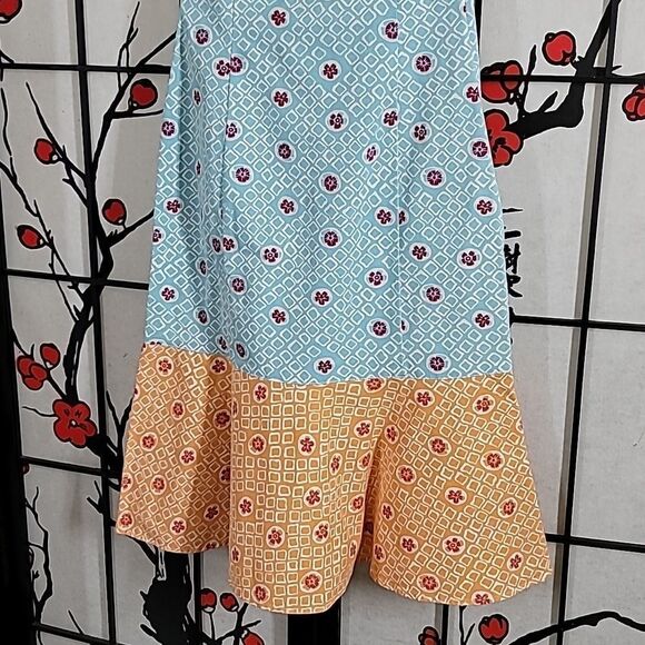 Vintage Moschino Mixed Print Halter Dress - Picture 4 of 8